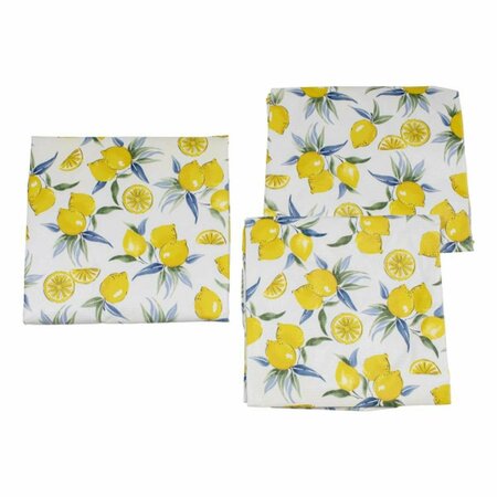 ALEGRIA 2022107834 Lemon Toss Picnic Table Cover Set - 3 Piece AL3034751